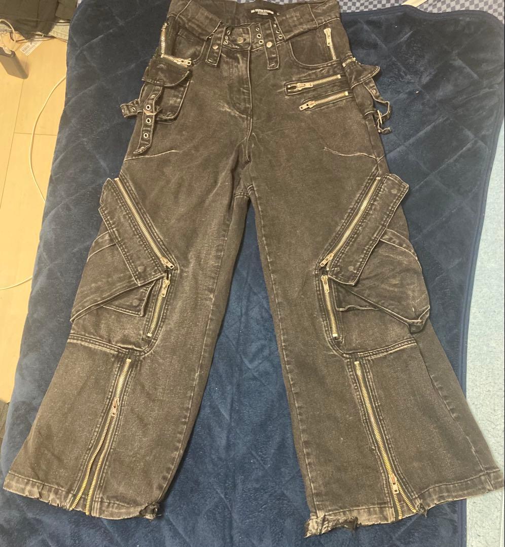 パンツ NO/FAITH STUDIOS BLACK HEAVY CARGO