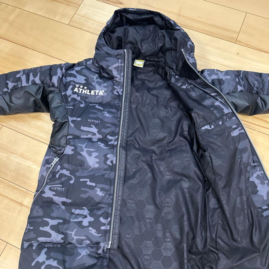 ATHLETA カモフラージュ ベンチコート 130