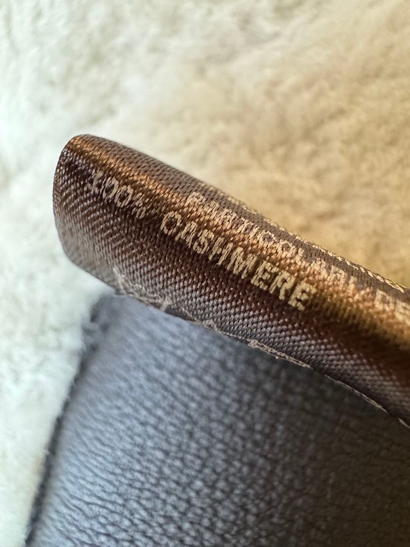 Loro Piana ムートン ジップブルゾン L アイボリー 羊革 イタリア製