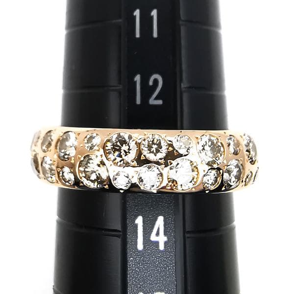 カシケイ K18PG ダイヤ リング 1.00ct バンド 定価71万