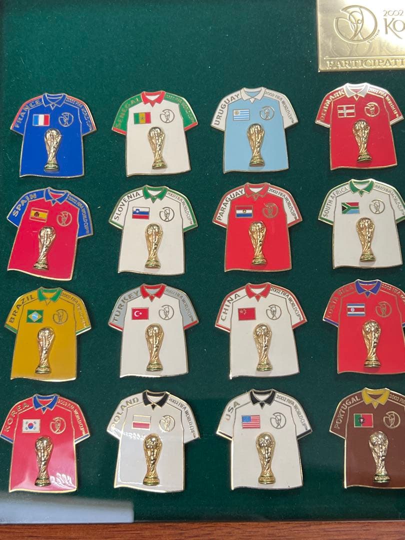 【2002年日韓サッカーワールドカップ記念ピンバッジセット】FIFA