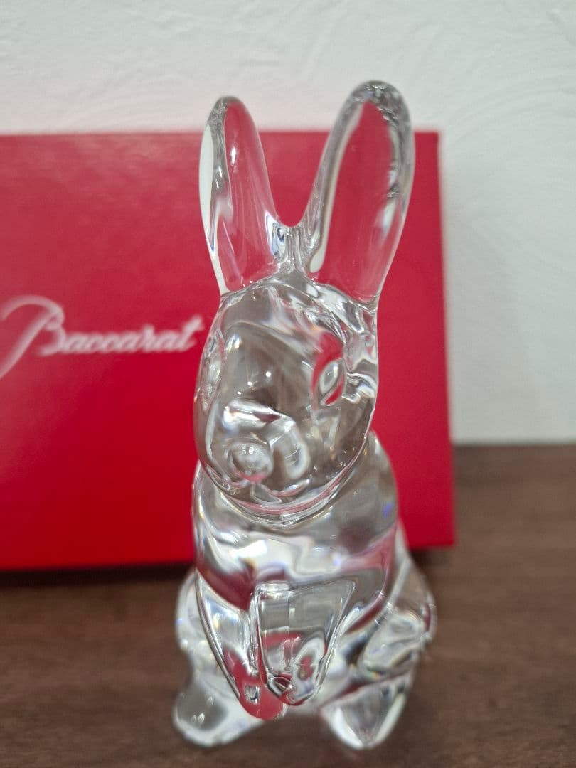 Baccarat クリスタルウサギ 置物