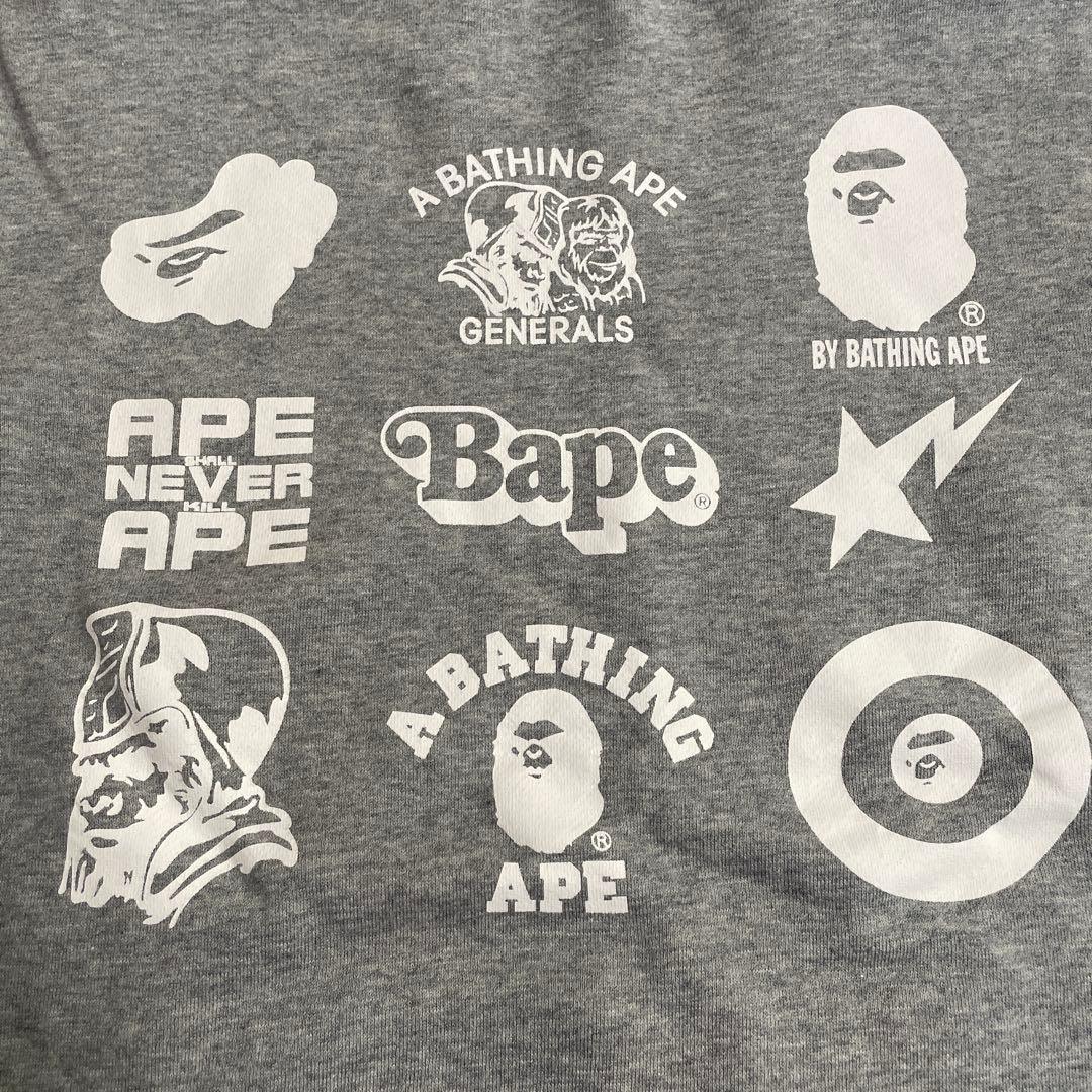 A BATHING APE パーカー バックプリント有り 美品