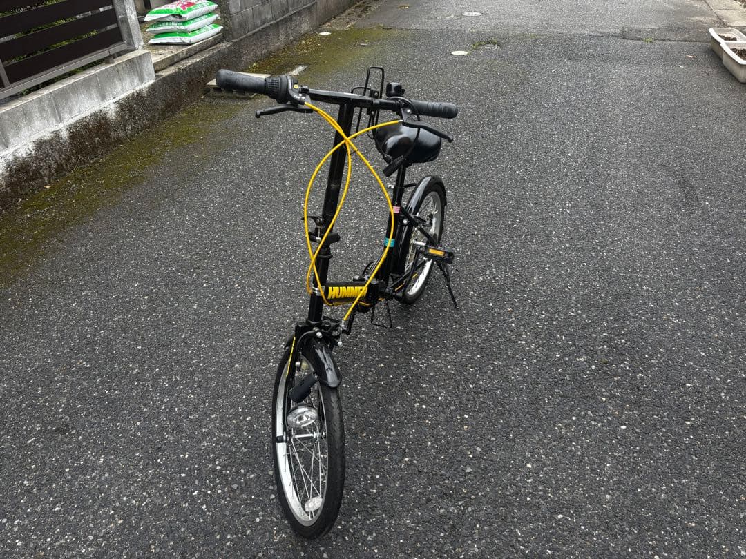 HUMMER 折りたたみ自転車 黒