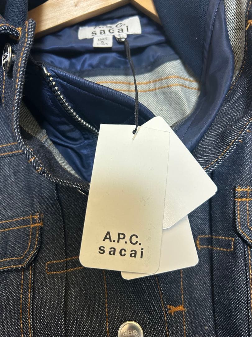 S*N様 新品未使用！SACAI × A.P.C. デニムジャケット　インディゴ