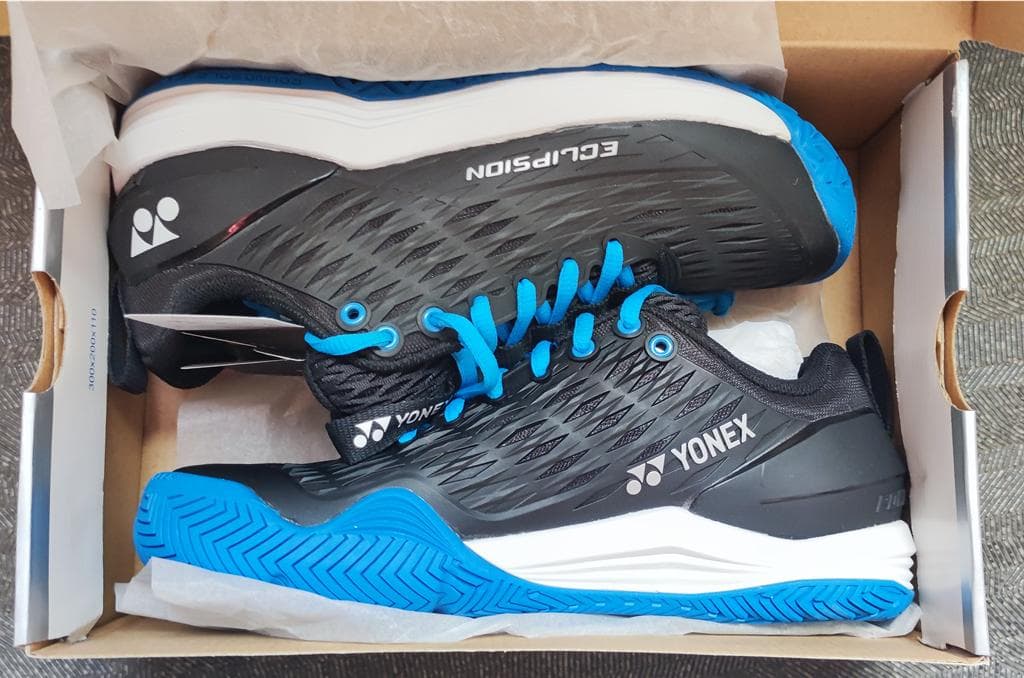 YONEX SHTE3MA テニスシューズ ブラック/ブルー　25.5cm