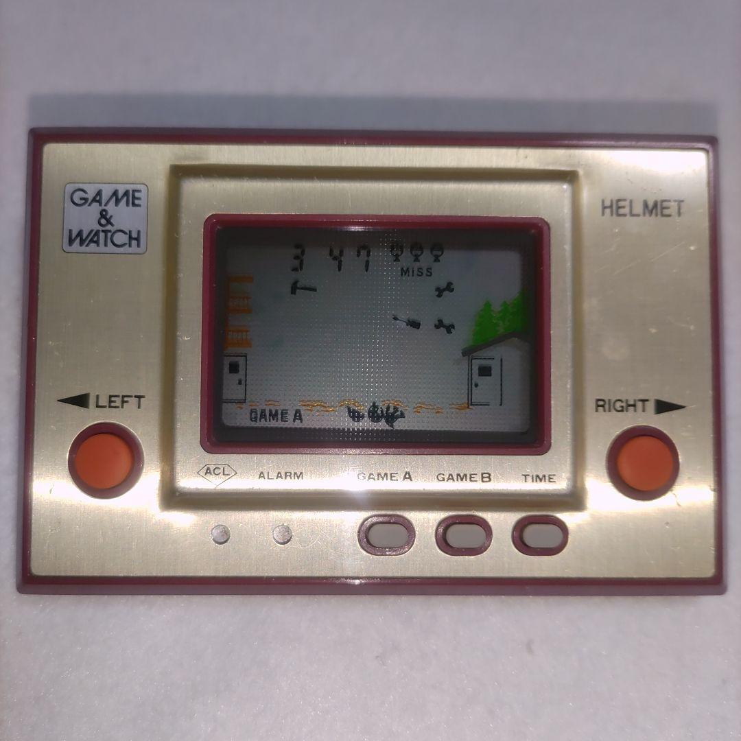 ゲーム＆ウォッチ ゴールド　ヘルメット