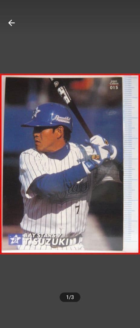 元横浜ベイスターズ　鈴木尚典選手　直筆サイン入り実使用バット