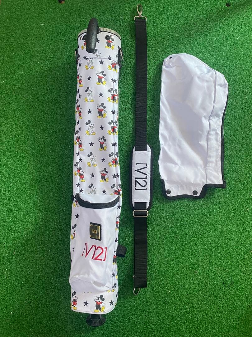 新品　未使用　V21 ミッキーマウス ゴルフスタンドバッグ