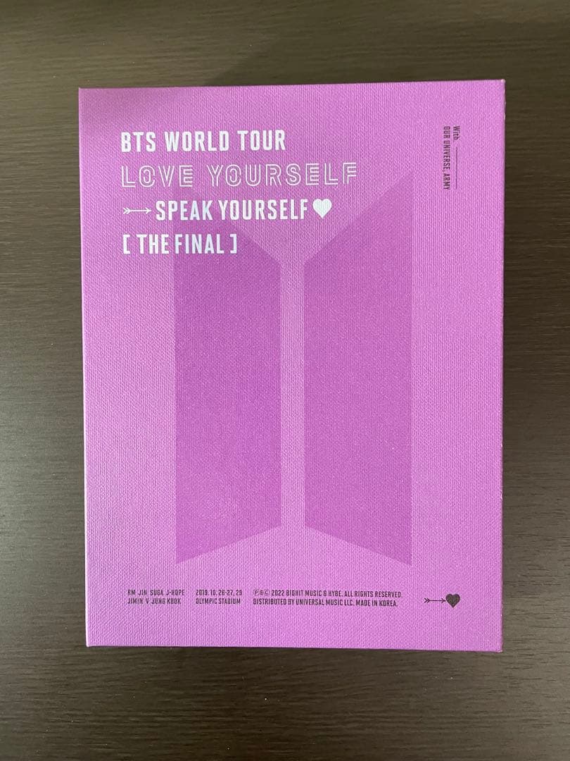 BTS バンタンWORLD TOUR Blu-ray DIGITAL CODE