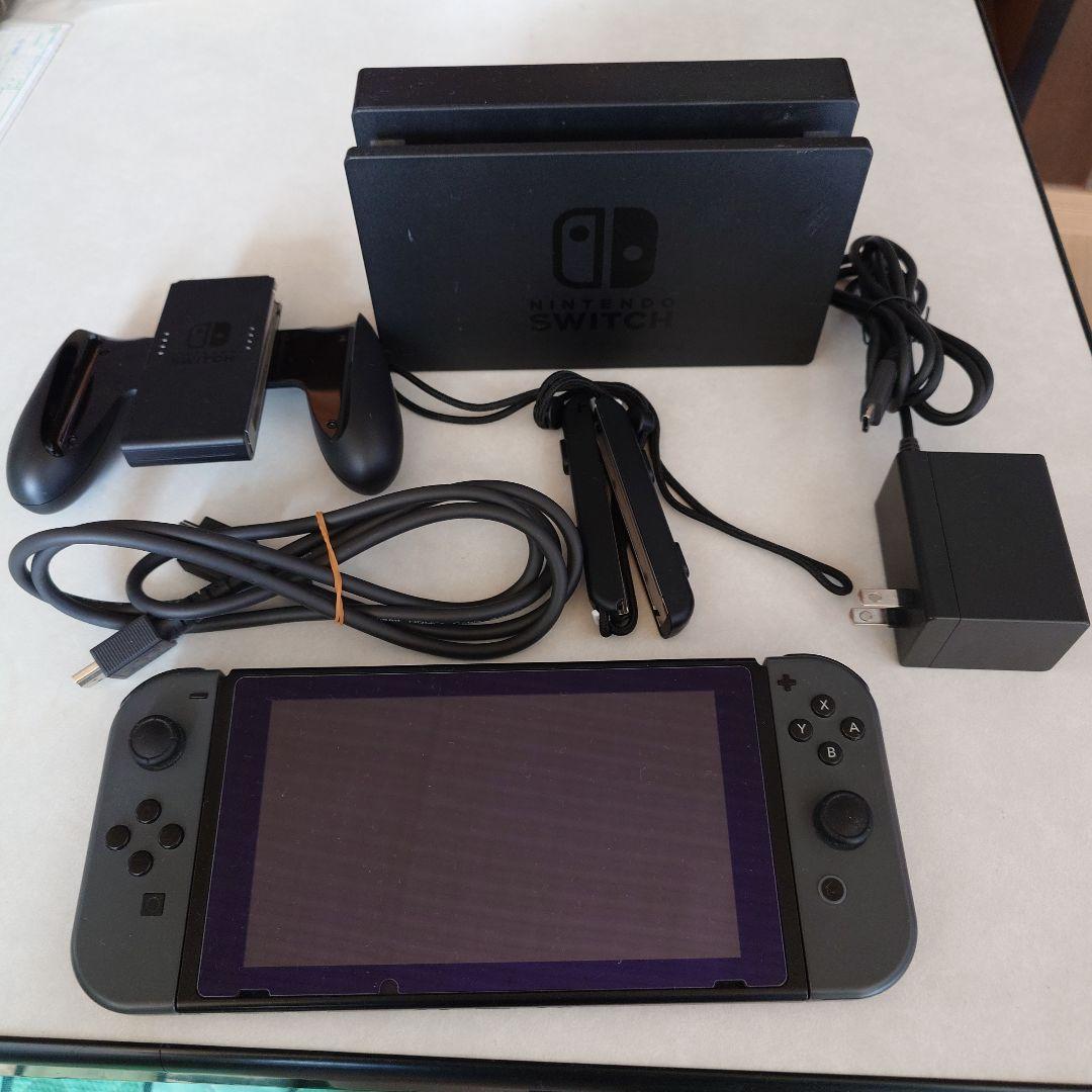 Nintendo Switch 本体 グレー 付属品全てあり　箱付き