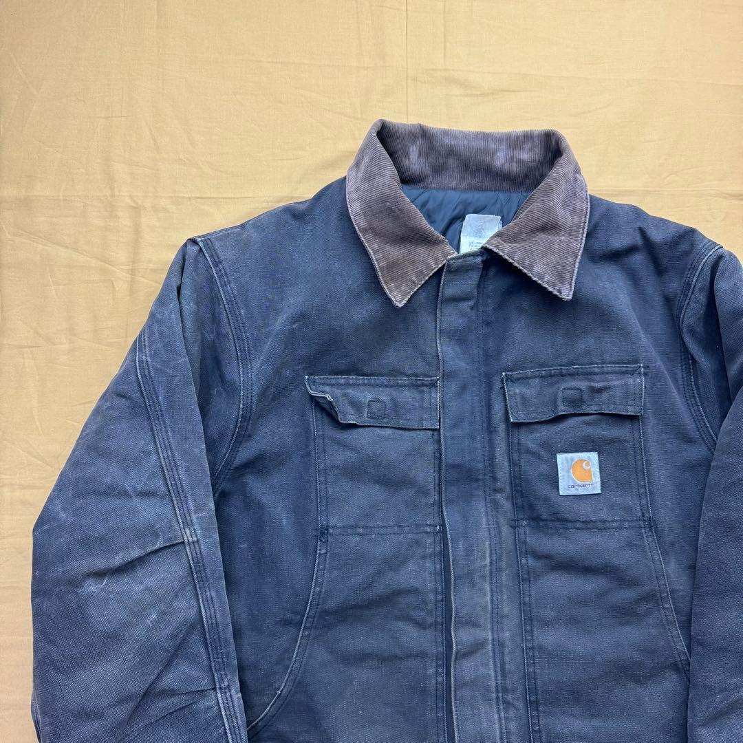 Carhartt USA製　トラディショナルジャケット　ブラック　フェード　ヒゲ
