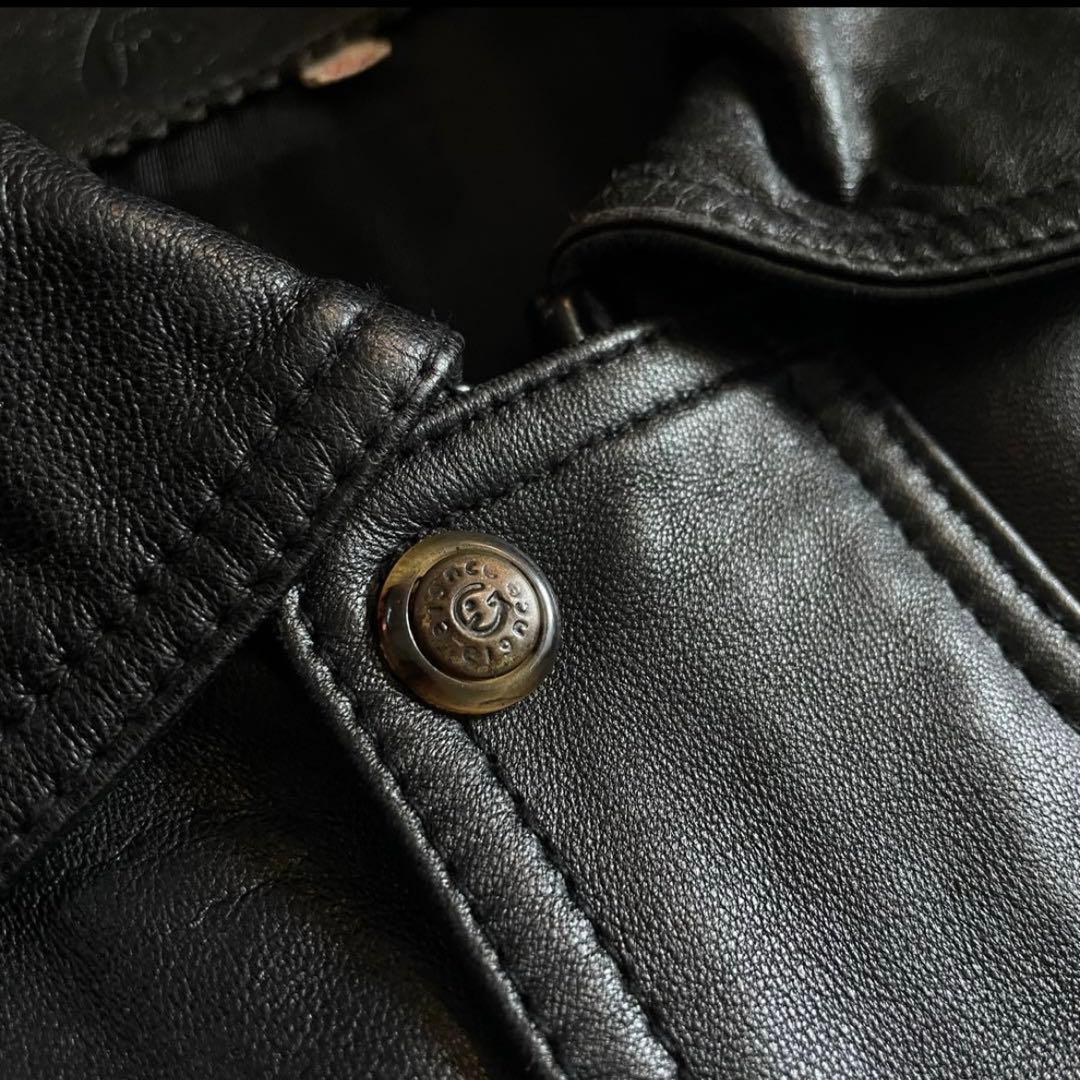 type A-2“classic“XL“本革“黒“bomber jacket