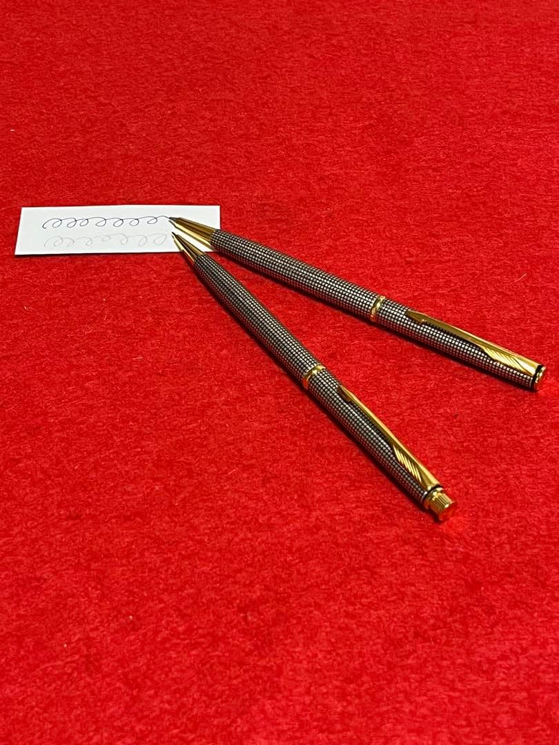 パーカーインシグニアボールペン&シャープペンシル❗️スターリングシルバー‼️美品‼️