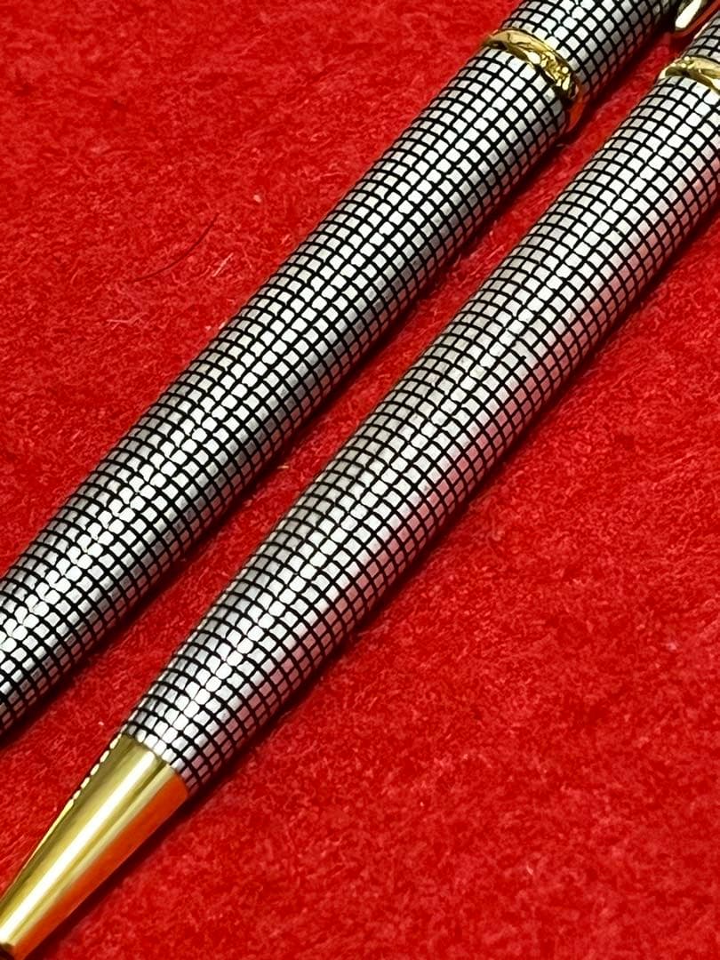 パーカーインシグニアボールペン&シャープペンシル❗️スターリングシルバー‼️美品‼️