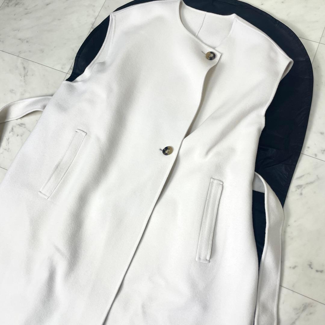 【極美品】23区 2024AW ウールリバー ジレ ベージュ 44 2XL
