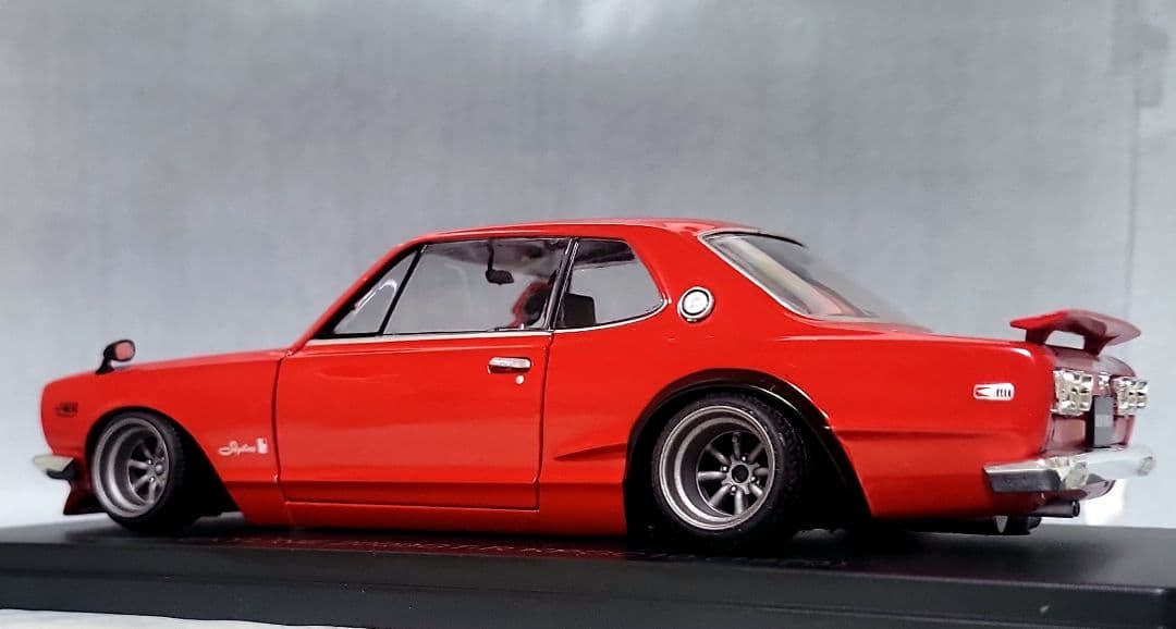 1/24　スカイライン改　ハコスカ2Dr　GT-R　ワタナベ　ホイール　深リム