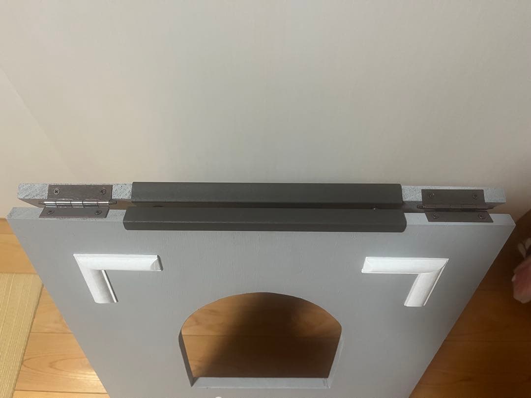 カフェ風　木製オリジナル　ウェルカムボード グレー　カフェボード　玄関先