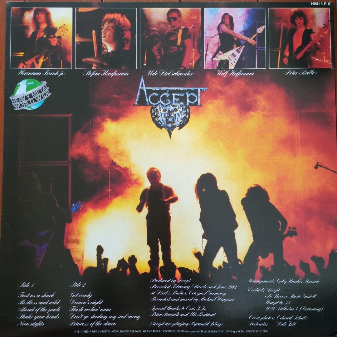 【Red Translucent Vinyl】Accept / Restless