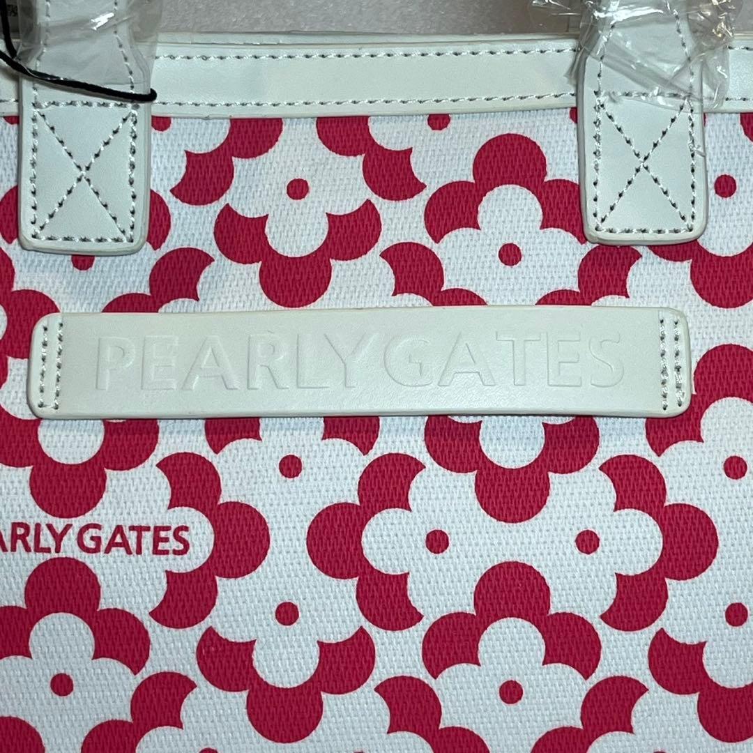 【新品未使用】PEARLY GATES フラワー　トートバッグ