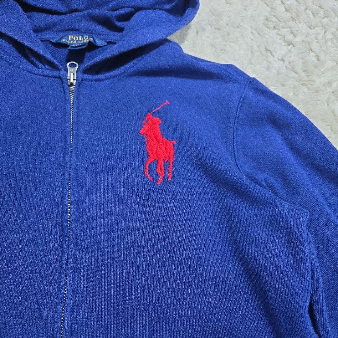 y2k 平成ギャル ポロ ラルフローレン ジップアップ パーカー ビッグポニー