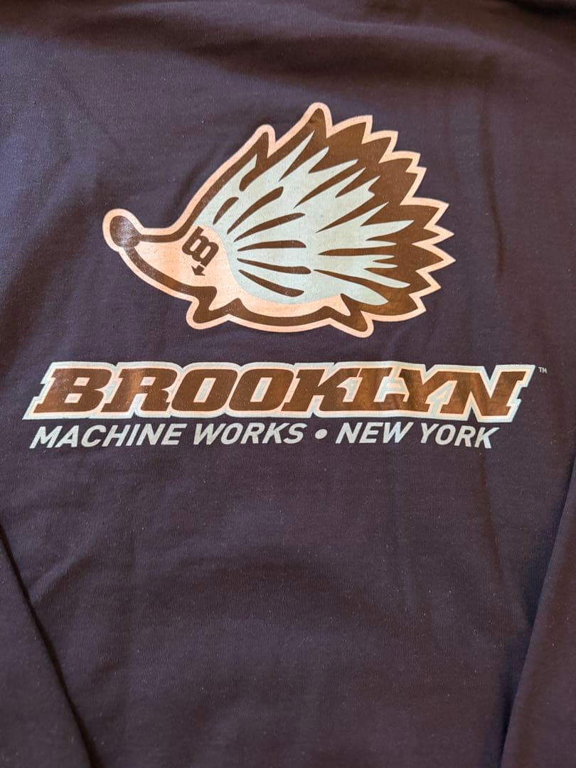 clubhaus × BROOKLYN MACHINE WORKS フーディ