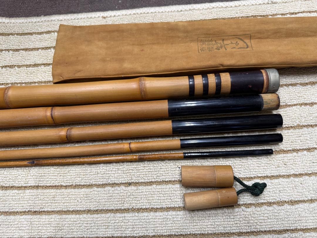 鮎友釣り　和竿　竹竿　竿よし