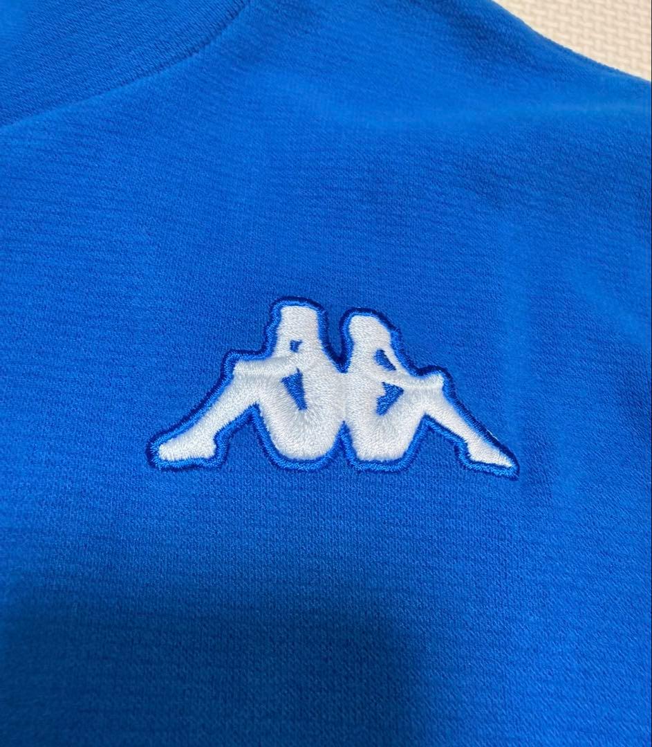【新品】kappa モックネックフリース　O ブルー