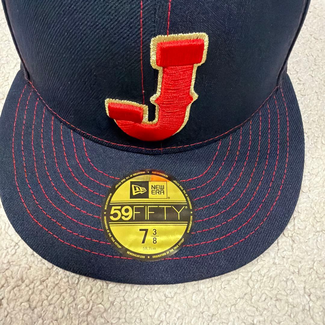 侍ジャパン NEW ERA 59FIFTY 7 3/8 サイズ調整テープ付