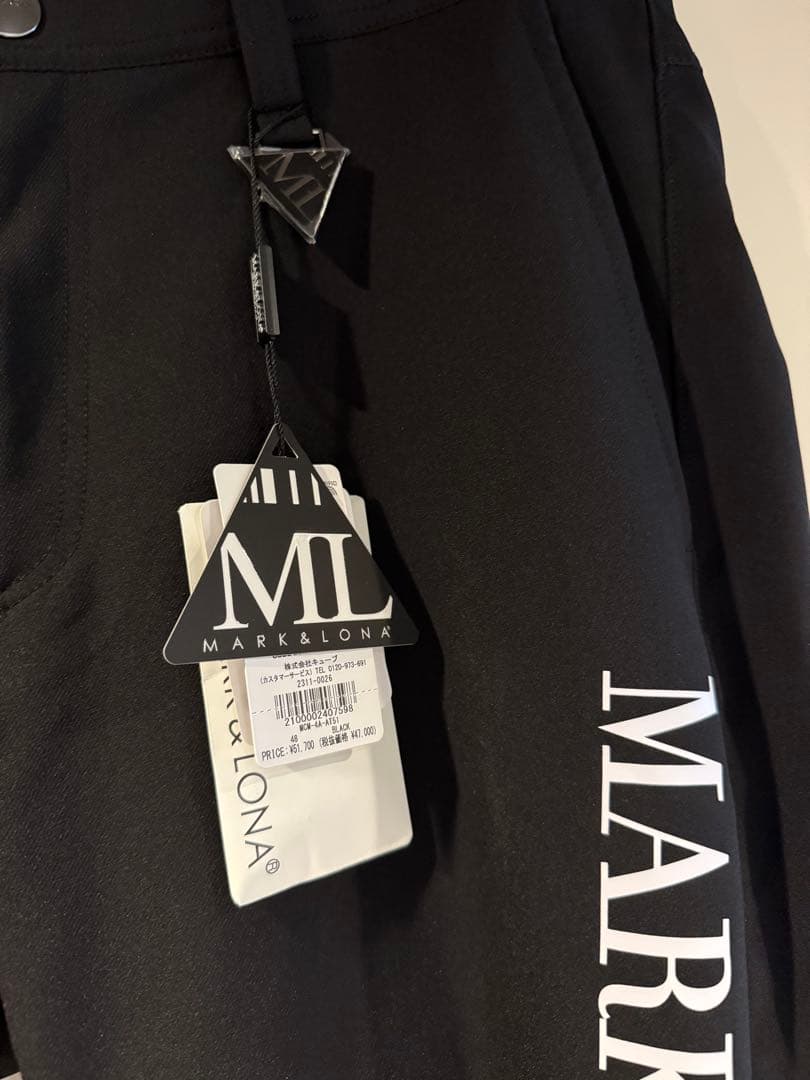 新品 ★ MARK&LONA コード パンツ ジョガー マーク&ロナ ジャージー