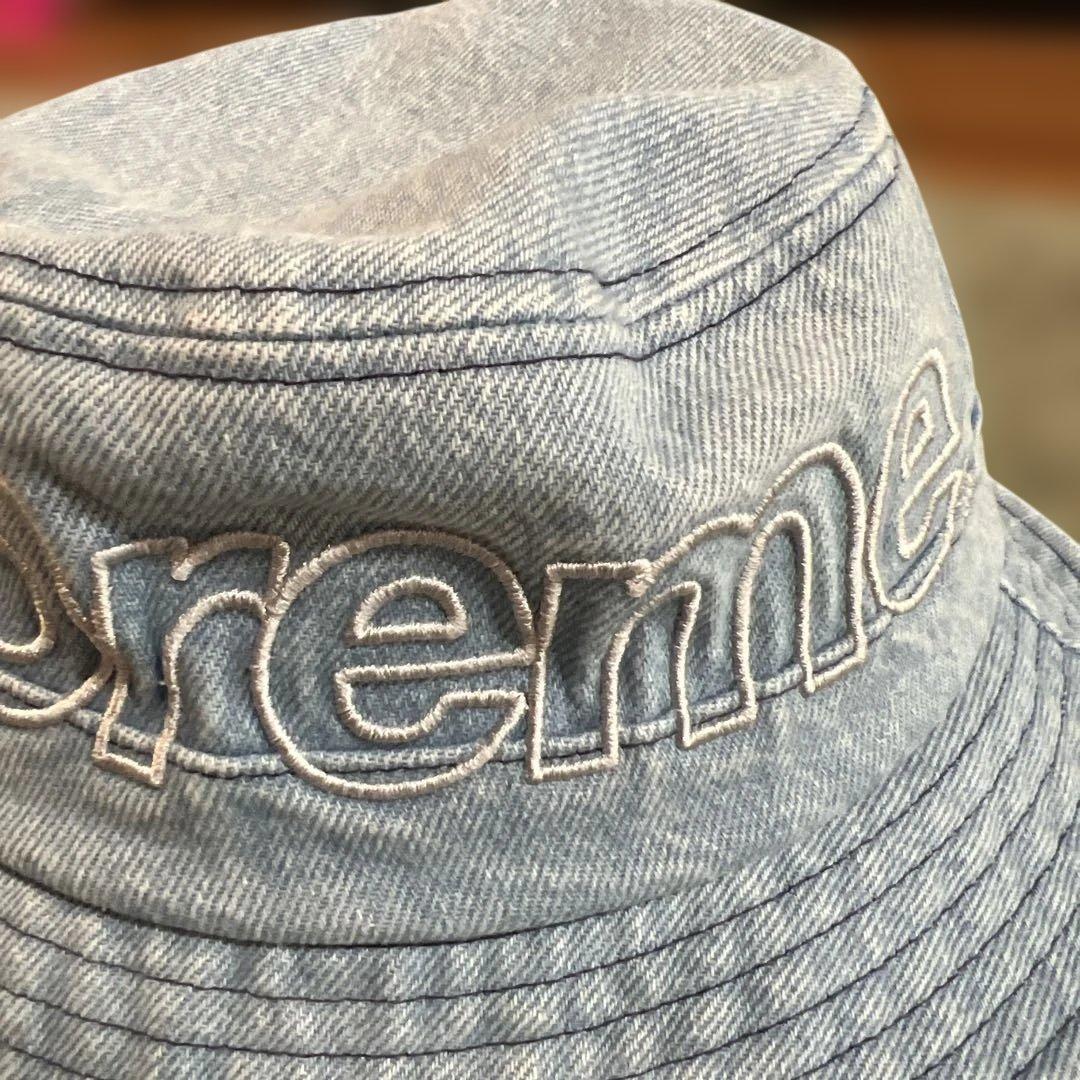 supreme デニムバケットハット