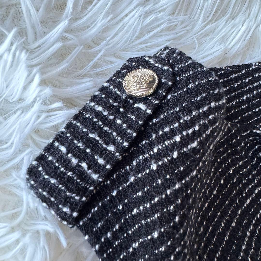 ハーリップトゥ　Emma Tweed Docking Dress ブラック　S