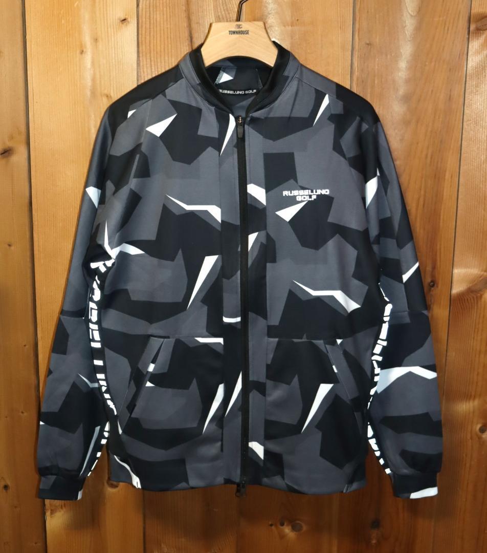 新品 ラッセルノ ゴルフ カモフラ ジップジャケット (4/Mサイズ) Ⓗ