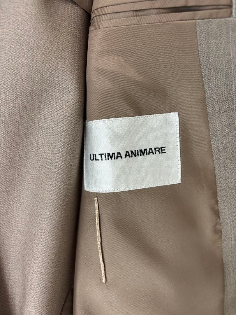 ANIMARE ULTIMA／ダブルスーツ　セットアップ　オリーブベージュ　Ｌ
