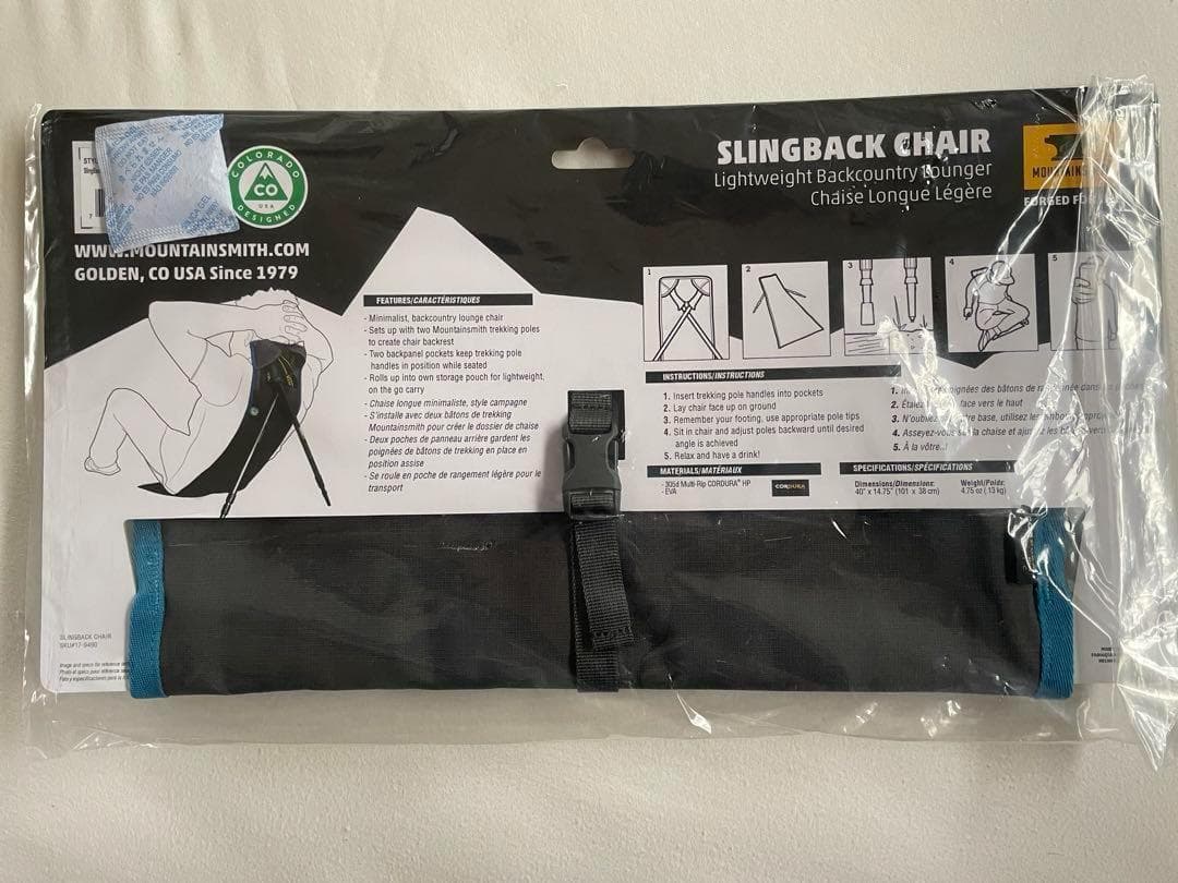 軽量チェア　MOUNTAIN SMITH SLINGBACK CHAIR