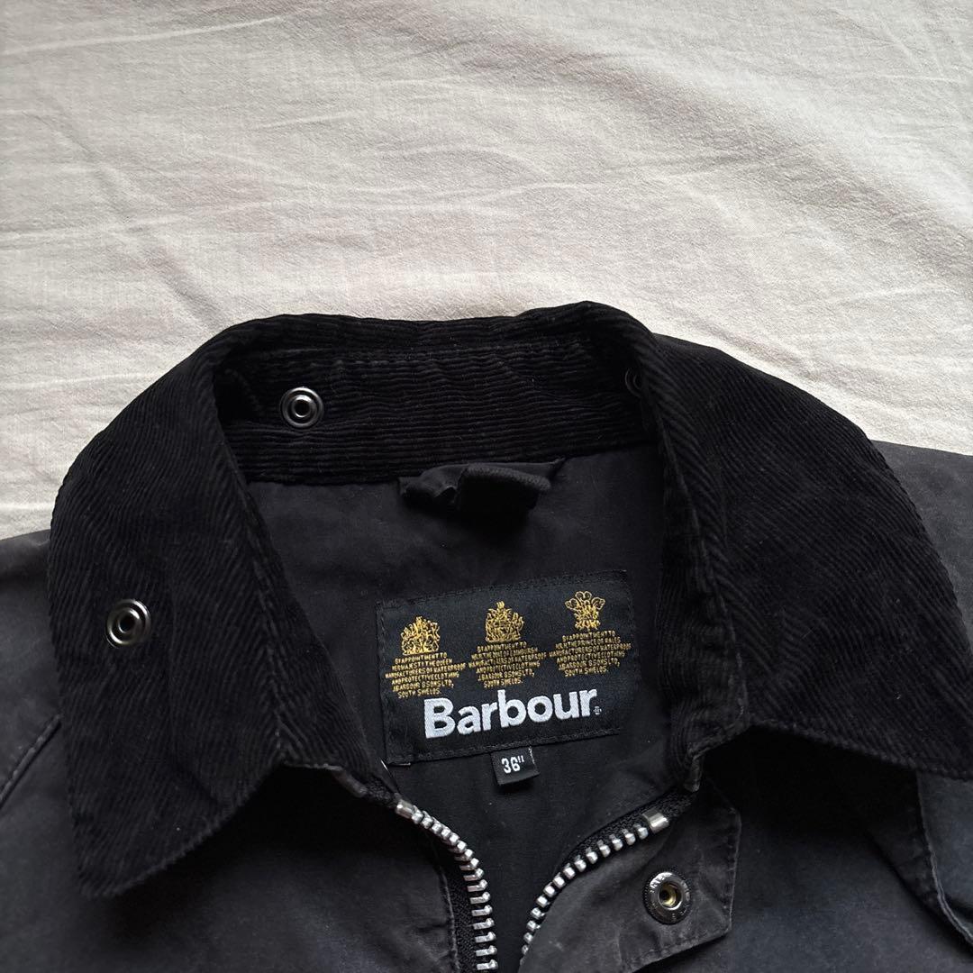 【美品】BARBOUR SL BEDALE WASHED ビデイル ブラック