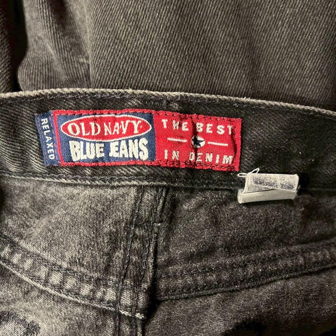 00s OLD NAVY オールドネイビー ブラックデニム W34