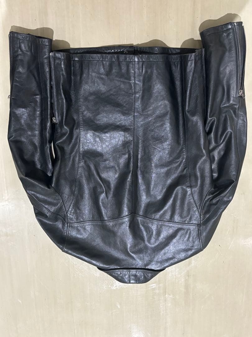 paulsmith ブラックレザージャケット archive darkwear
