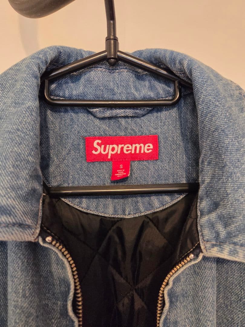 ジャケット・アウター Supreme hooded denim utility jacket