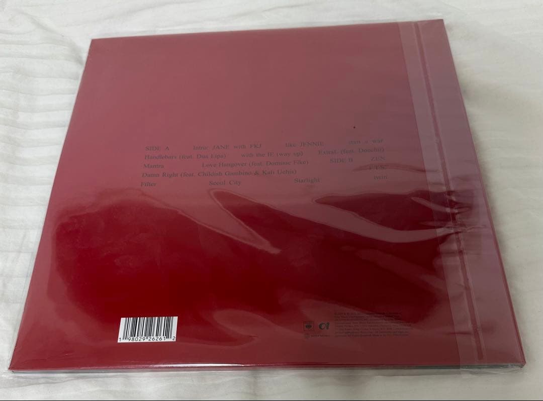 ■Jennie / Ruby 輸入盤LP (半透明レッド・ヴァイナル) 限定盤