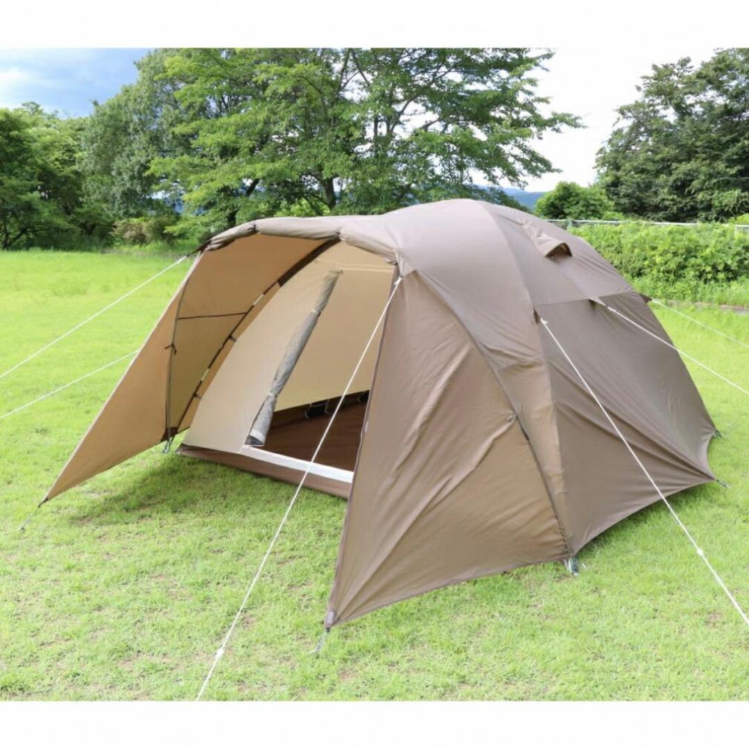 【新品】イグニオ ドーム型テント スタートパッケージ マット シート付 カーキ
