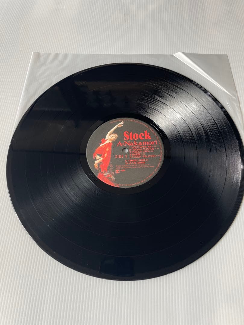 中森明菜 / Stock クリムゾン 中古レコード2枚