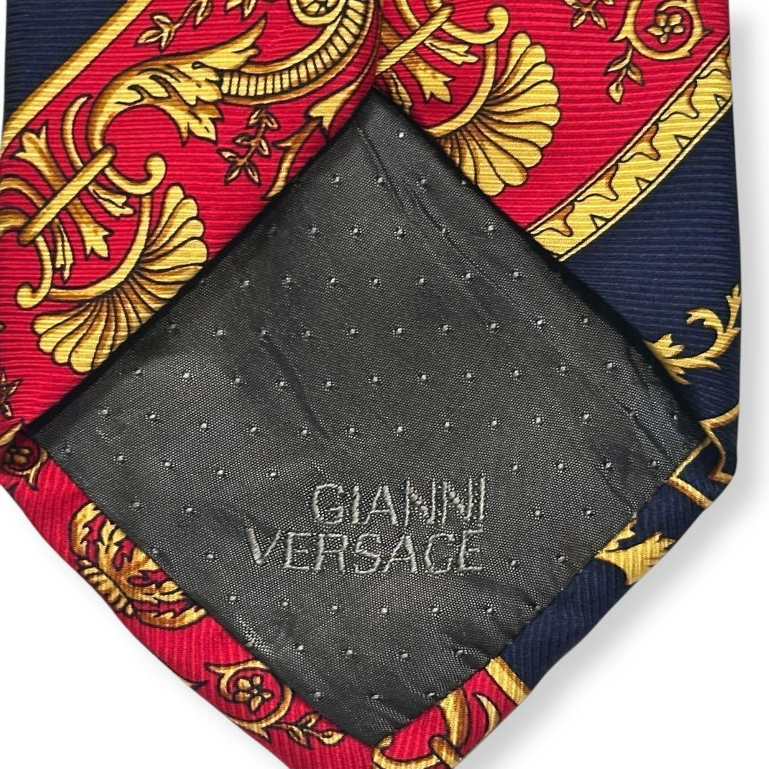 美品✨GIANNI VERSACE ネクタイ　グレカ　バロック　ゴージャス