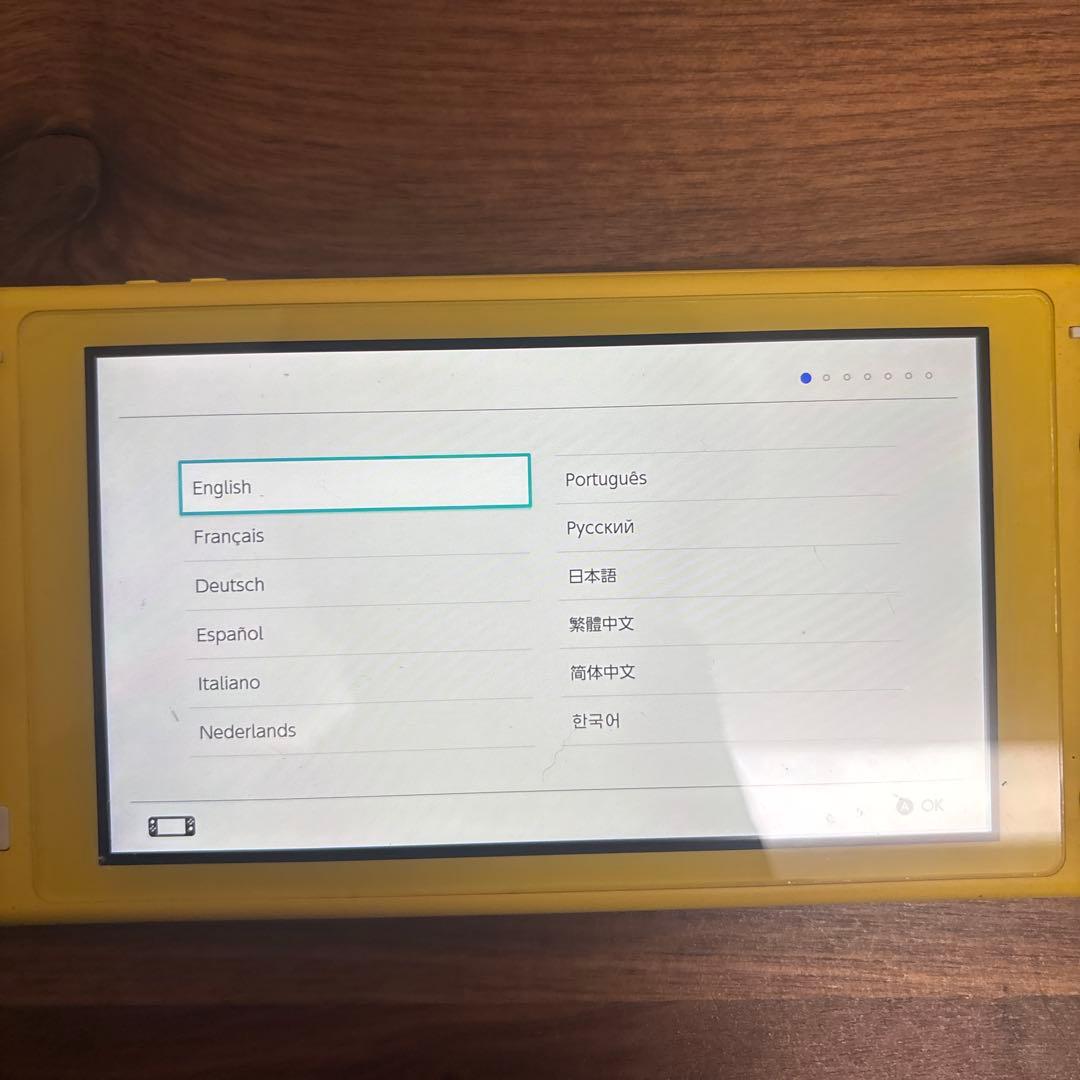 Nintendo Switch Lite イエロー ゲーム機 本体 カバー付き