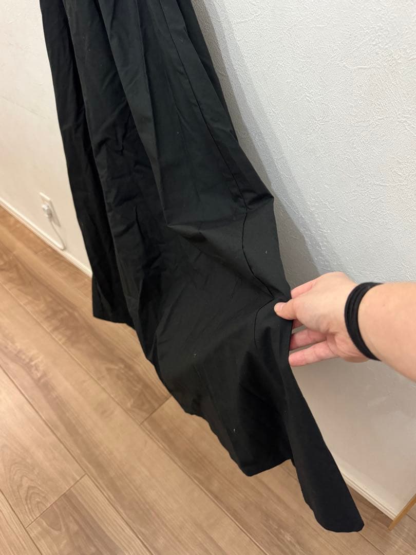 【新品タグ付】mizuiro ind⭐︎ウエストギャザー コクーンロングワンピース
