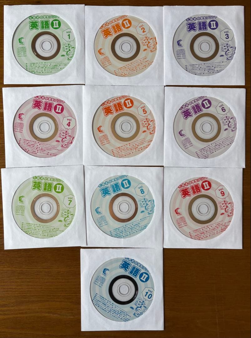 七田式 英語 II 全10巻 + CD