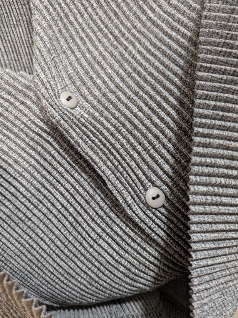 ISSEY MIYAKE グレー 　プリーツ　ベスト