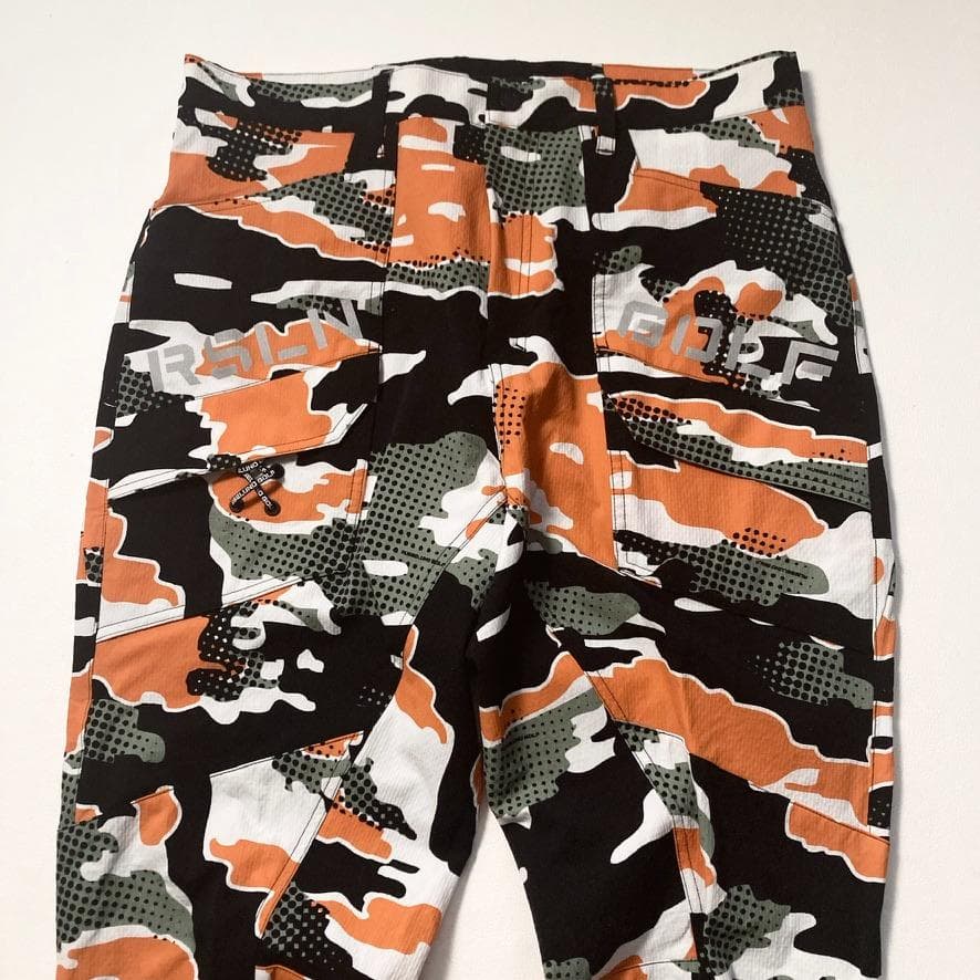 【ビッグサイズ/極美品】ラッセルノ カモフラパンツ 総柄 ゴルフ ストレッチ 7