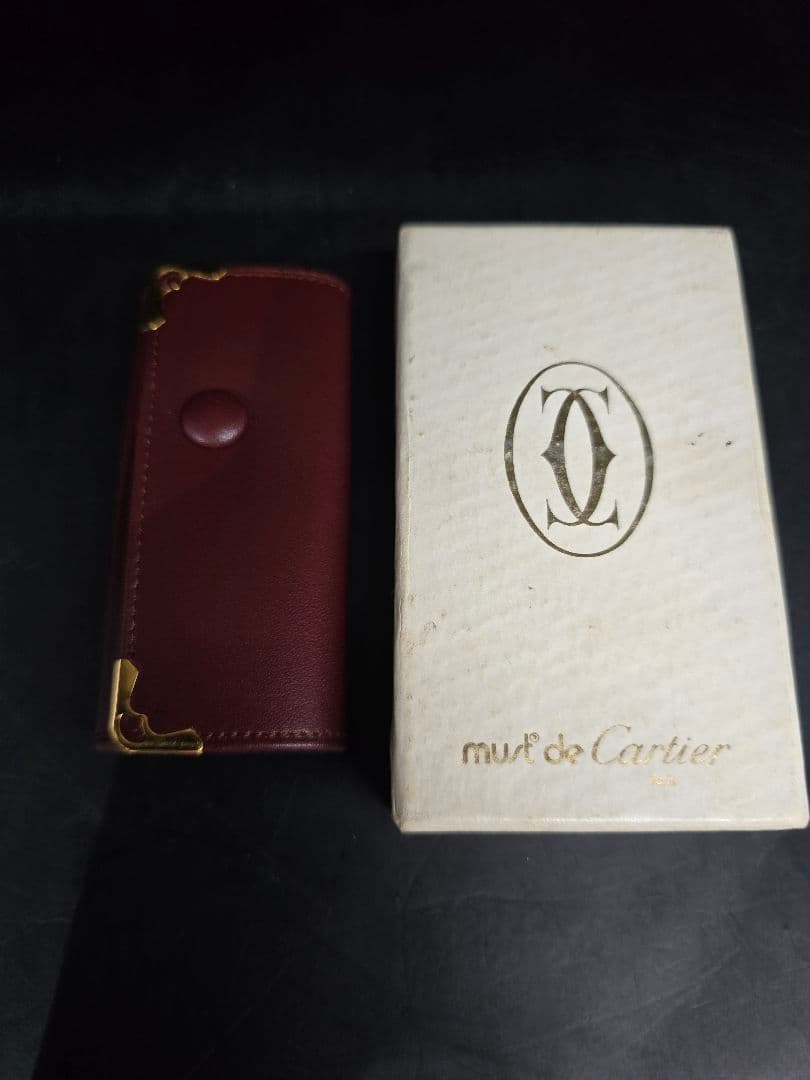 MT505 未使用 Cartier カルティエ キーケース ボルドー ゴールド