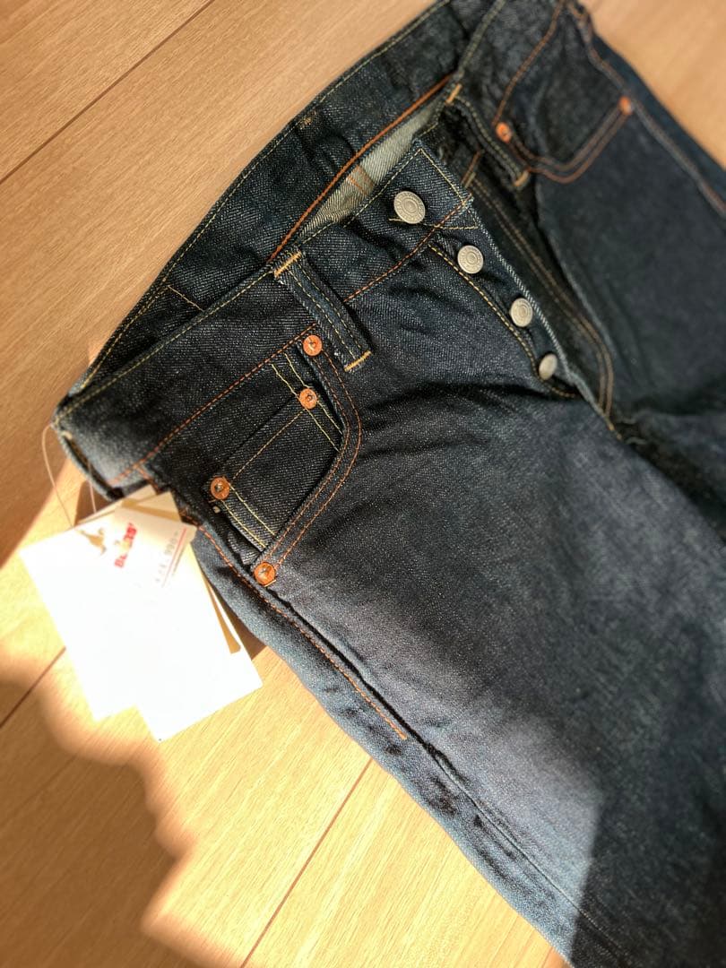 最終BEARS ダークブルー ストレート デニム